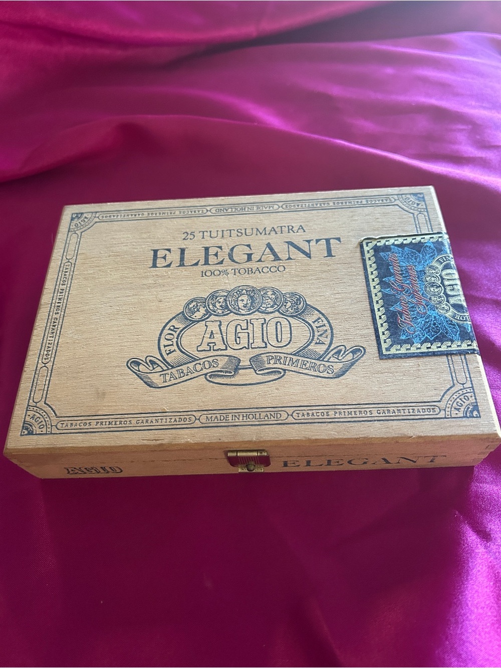 AGIO Cigar Box. Trinket Box